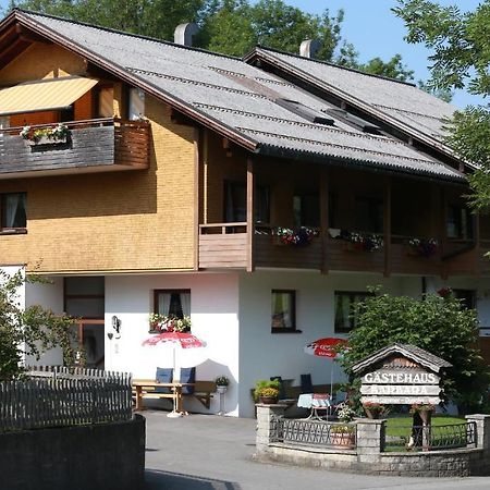 Gaestehaus-Pension Barbara Andelsbuch Εξωτερικό φωτογραφία